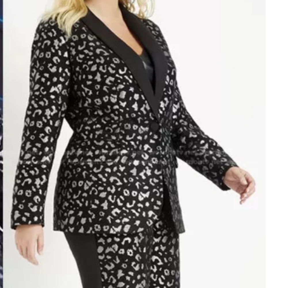 NWT Eloquii Brocade Blazer